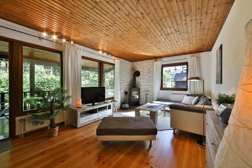 Waldsee-Ferienhaus-Mit-Kamin-W-Lan Clausthal-Zellerfeld Eksteriør bilde